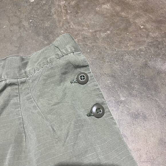 Vintage 60s US Army Green OG-107 Fatigue Pants 27x32 - Picture 4 of 6